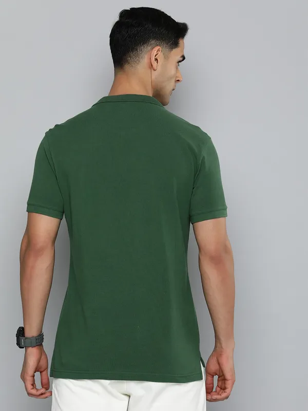 Levis plain dark green cotton t shirt