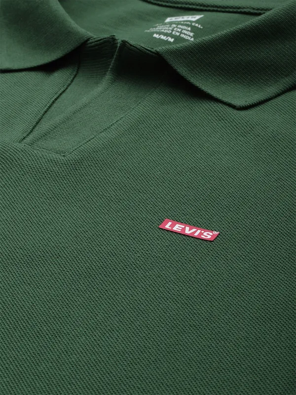 Levis plain dark green cotton t shirt