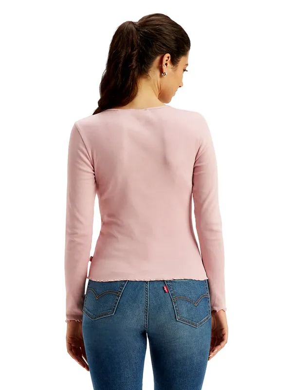 LEVIS plain pink cotton t-shirt