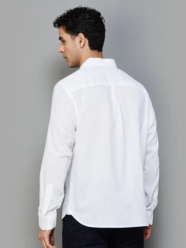 LEVIS plain white cotton shirt for men