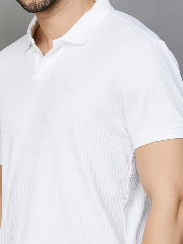 LEVIS plain white slim fit t-shirt  in cotton