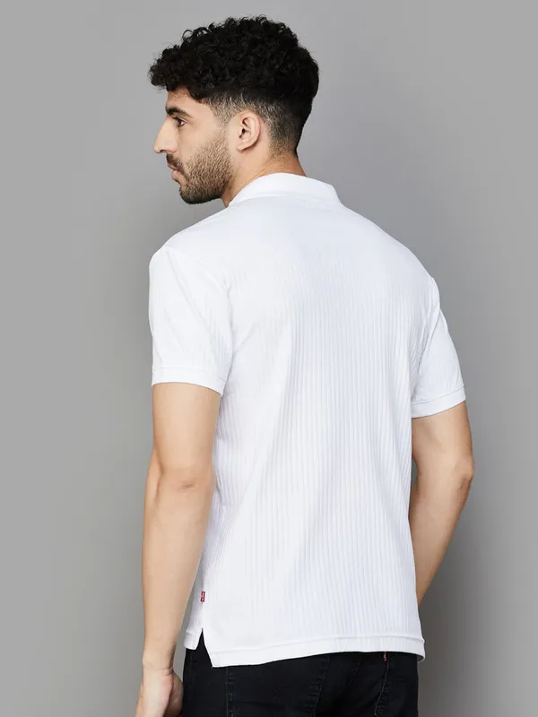 LEVIS plain white slim fit t-shirt  in cotton