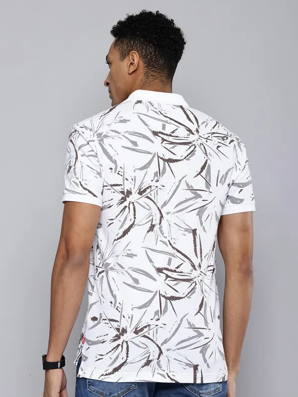 LEVIS printed casual cotton white t-shirt