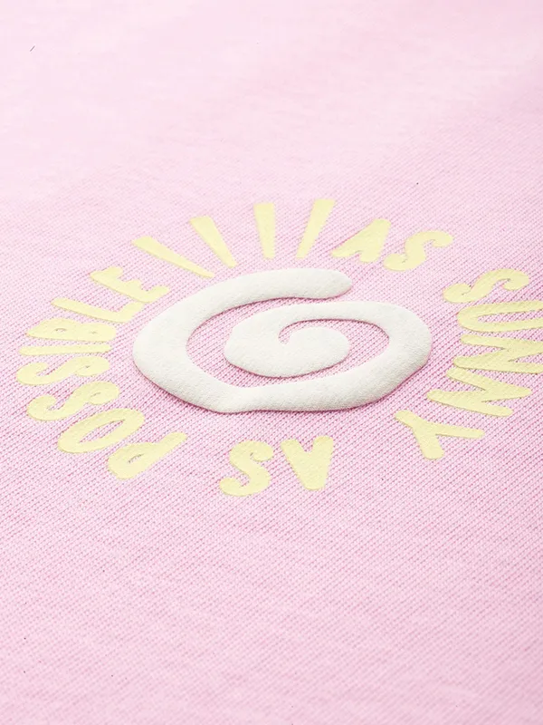 LEVIS printed lavender cotton t-shirt