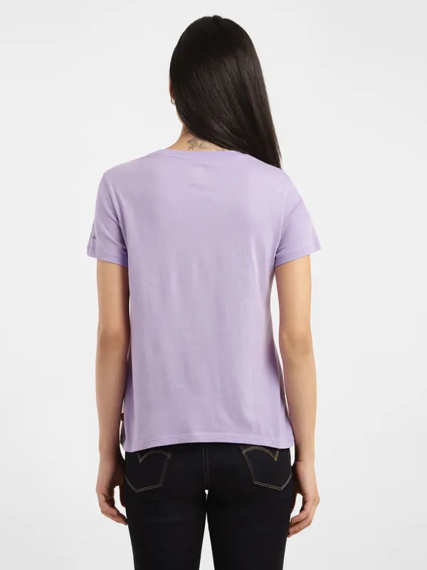 Levis purple brand logo t shirt