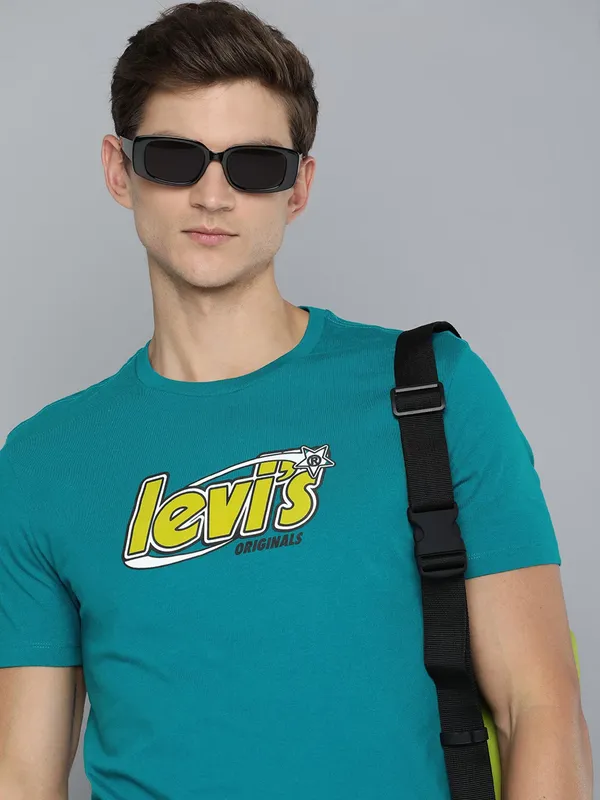 Levis rama blue cotton t shirt