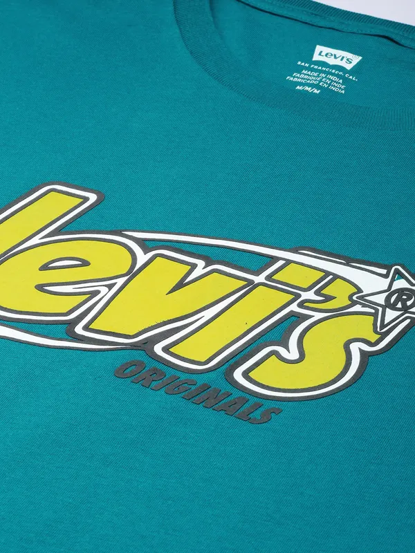 Levis rama blue cotton t shirt