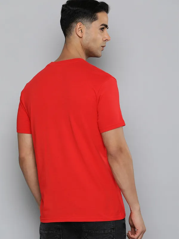 Levis red logo printed t shirt