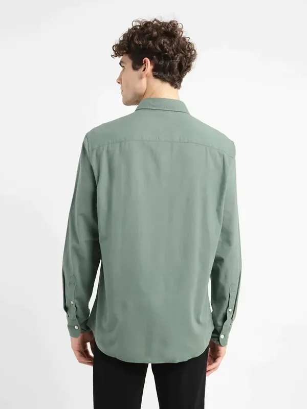 LEVIS sage green plain shirt