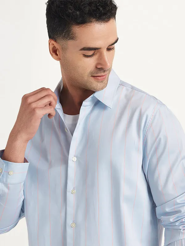 LEVIS sky blue cotton shirt