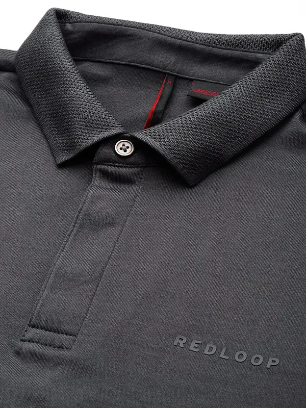 LEVIS slim fit charcoal cotton t-shirt for men