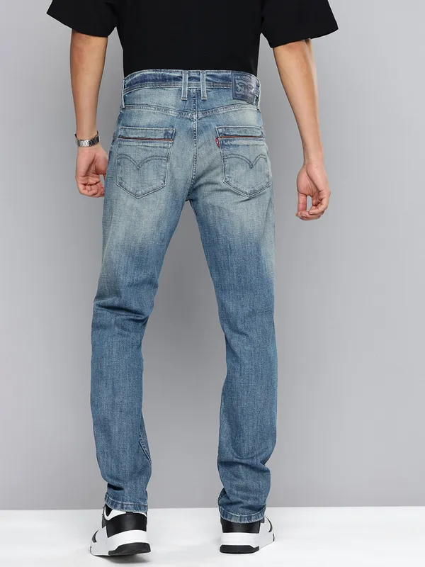 LEVIS slim fit washed blue denim jeans