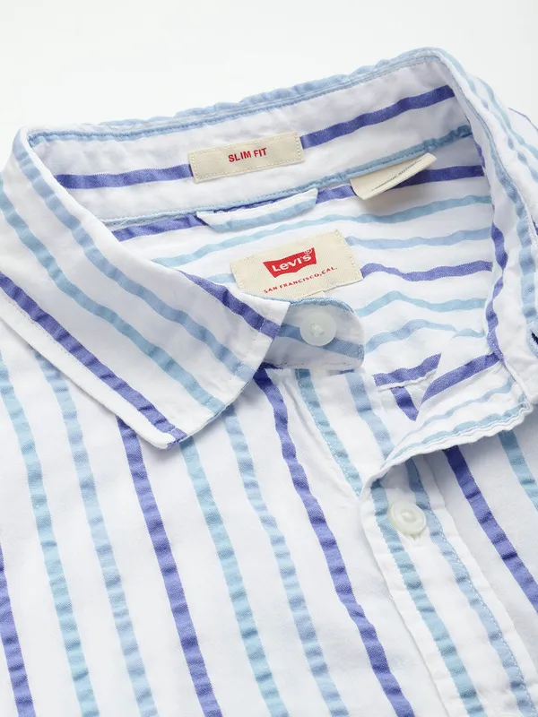 LEVIS stripe white cotton shirt