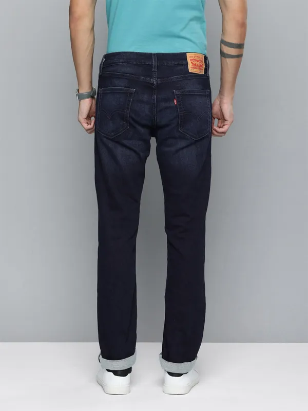 Levis washed 511 slim fit dark navy jeans