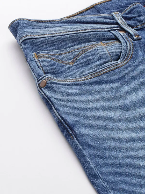Levis washed 512 slim taper fit jeans in blue