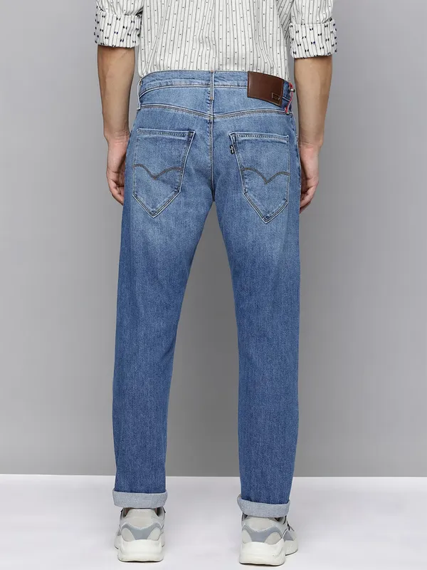 Levis washed 512 slim taper fit jeans in blue