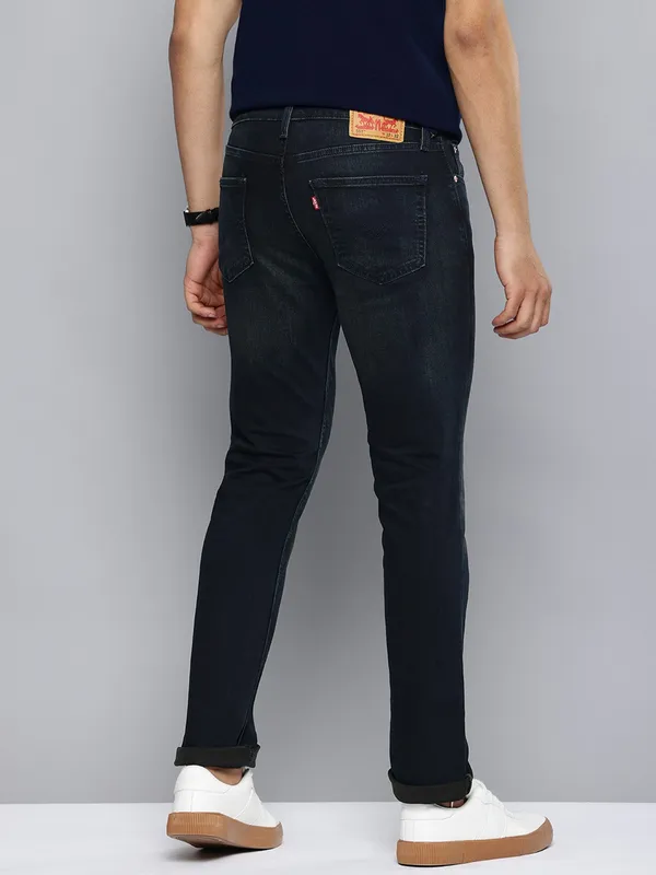 LEVIS washed black denim slim fit jeans