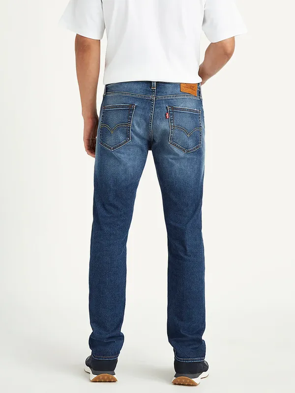 LEVIS washed blue denim slim fit jeans