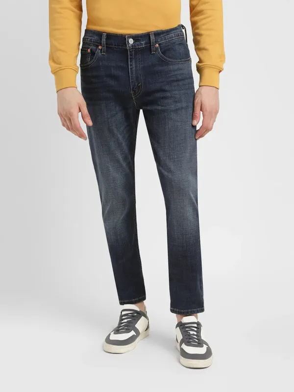 LEVIS washed dark blue 512 slim taper jeans
