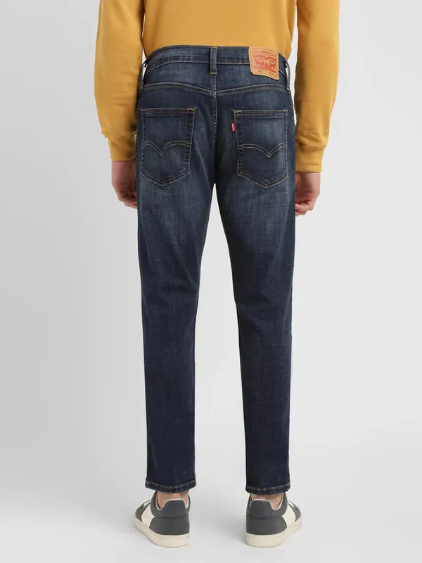 LEVIS washed dark blue 512 slim taper jeans