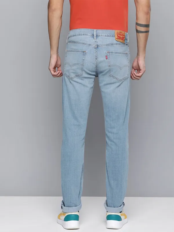 Levis washed light blue 511 slim fit jeans
