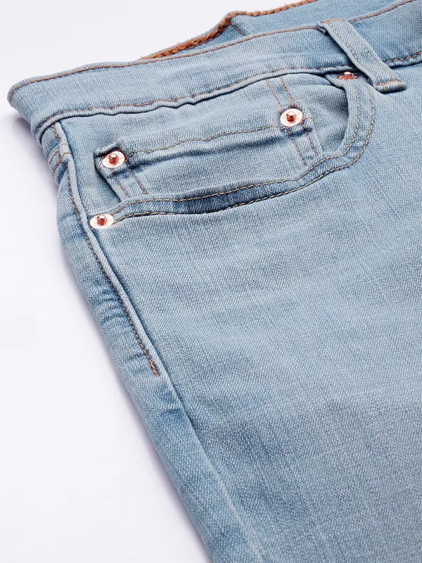 Levis washed light blue 511 slim fit jeans