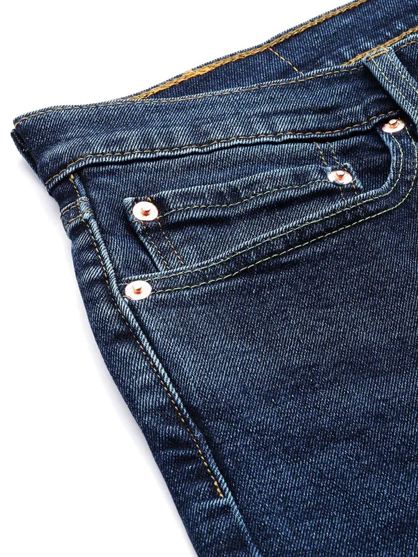 LEVIS washed navy 511 slim fit denim jeans for men