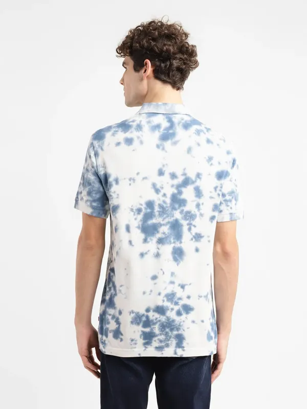 Levis white and blue printed t-shirt
