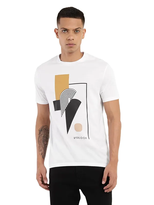 Levis white cotton casual t shirt