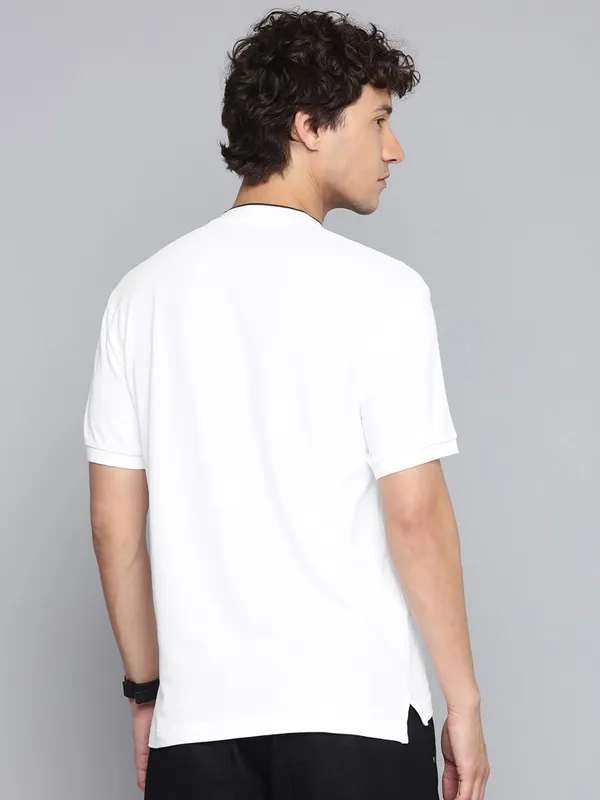 LEVIS white cotton t-shirt for men