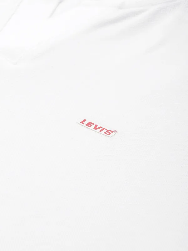LEVIS white cotton t-shirt for men