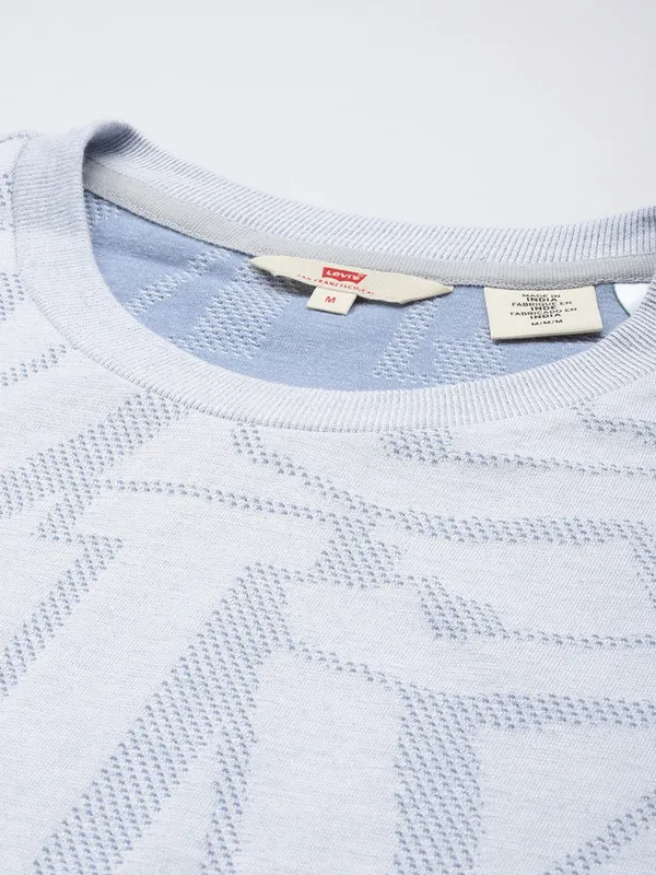 LEVIS white printed t-shirt in cotton fabric
