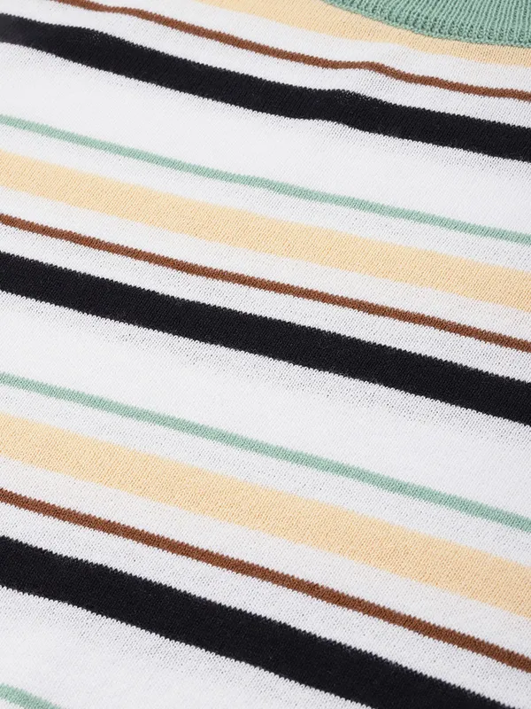 Levis white stripe knitted t shirt