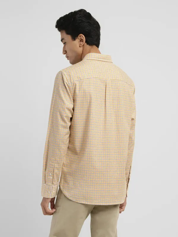 LEVIS yellow checks casual shirt
