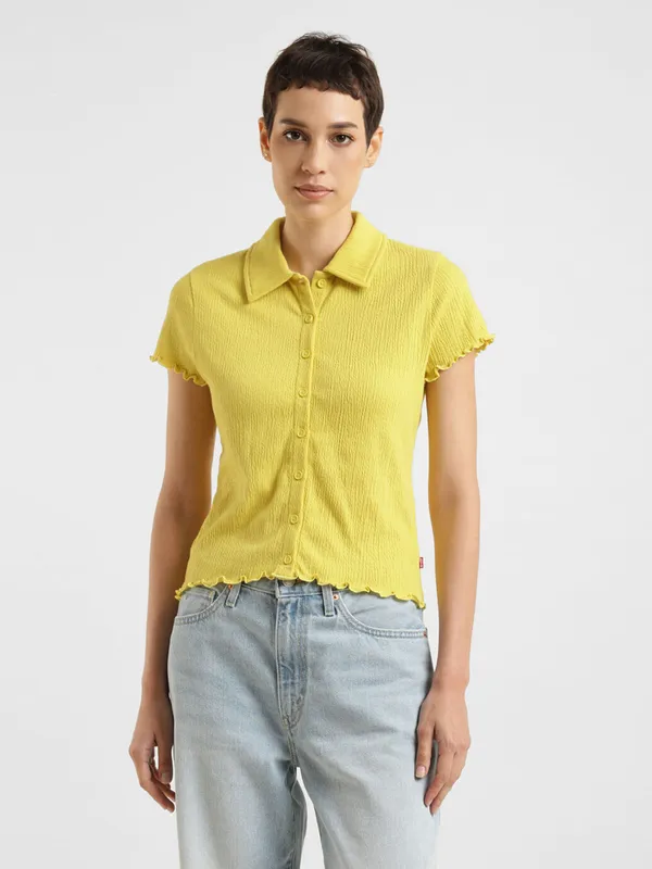 Levis yellow plain top