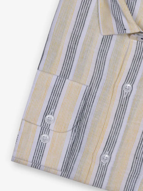 LINEN CLUB formal linen white shirt for men