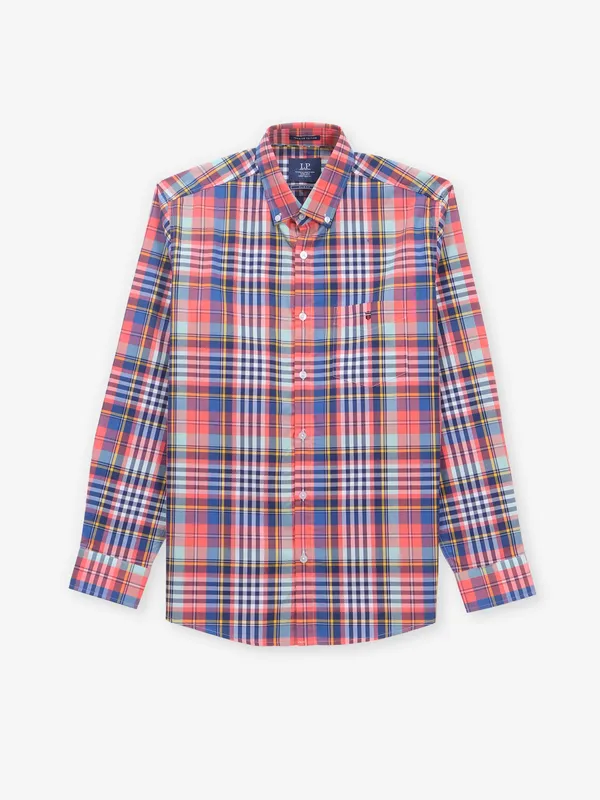 LOUIS PHILIPPE check multicolor casual shirt