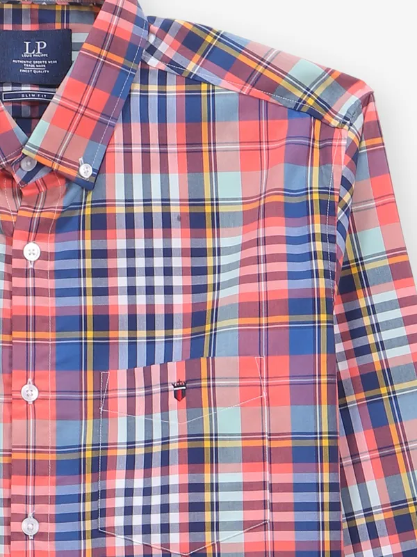 LOUIS PHILIPPE check multicolor casual shirt