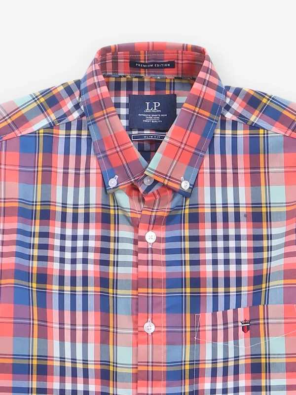 LOUIS PHILIPPE check multicolor casual shirt