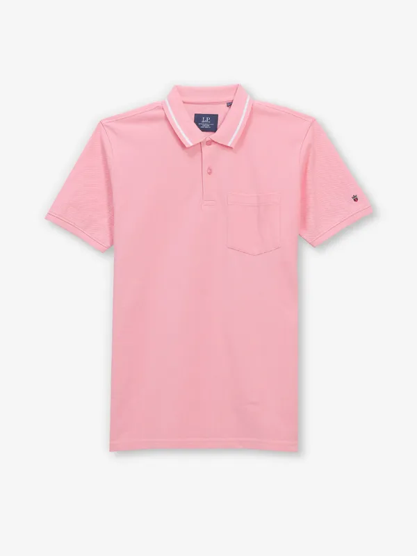 LOUIS PHILIPPE cotton light blue t-shirt for men