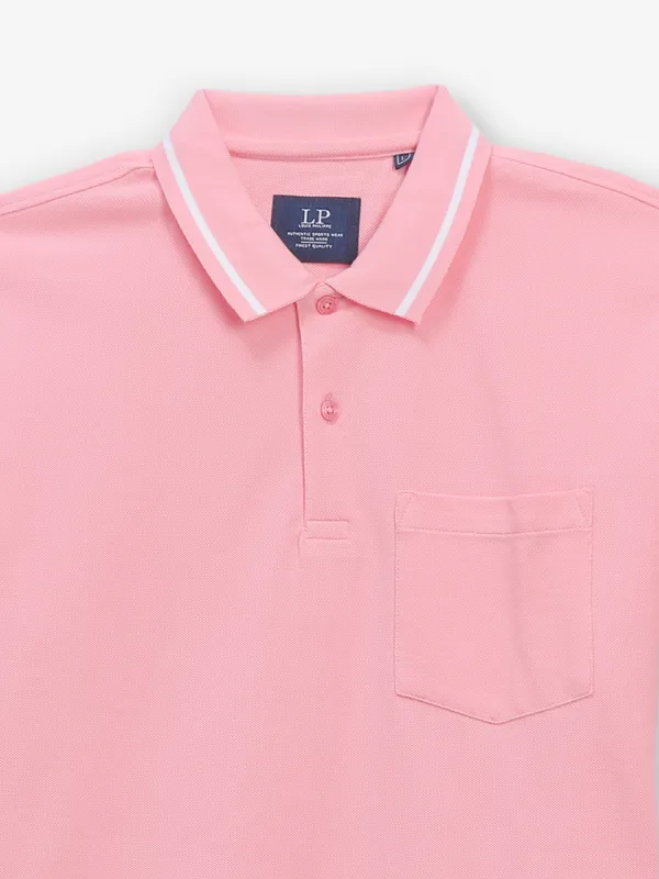 LOUIS PHILIPPE cotton light blue t-shirt for men