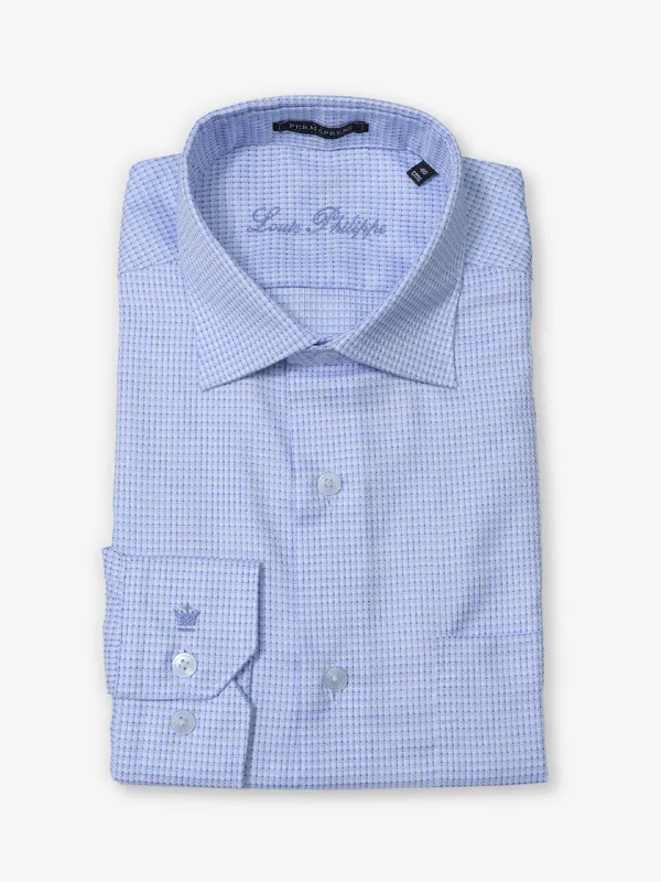 LOUIS PHILIPPE stylish light blue formal wear shirt