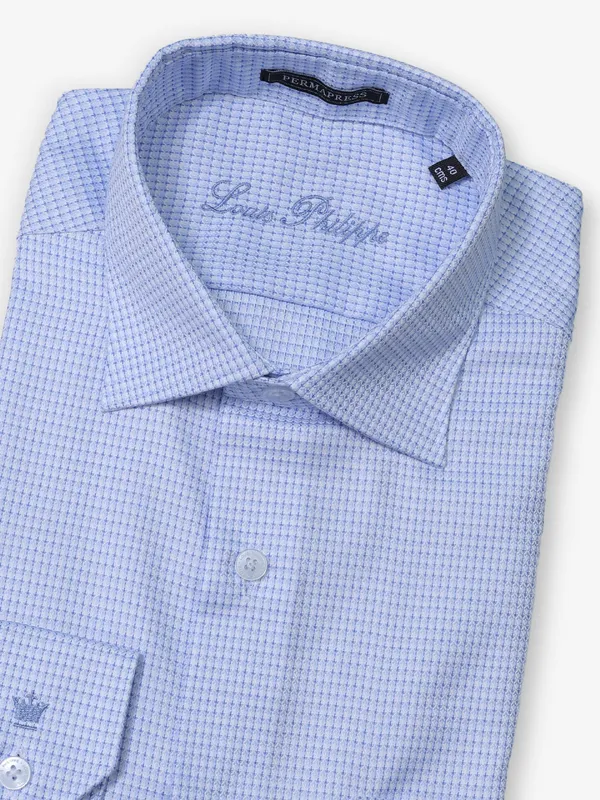 LOUIS PHILIPPE stylish light blue formal wear shirt