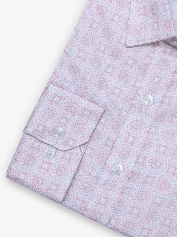 LOUIS PHILIPPE sweet pink cotton formal shirt
