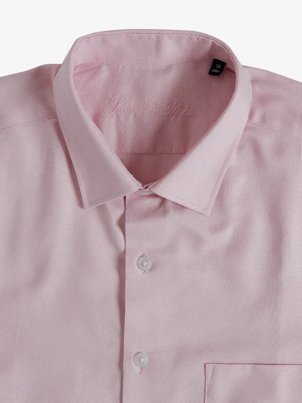 Louise Philippe plain light pink shirt