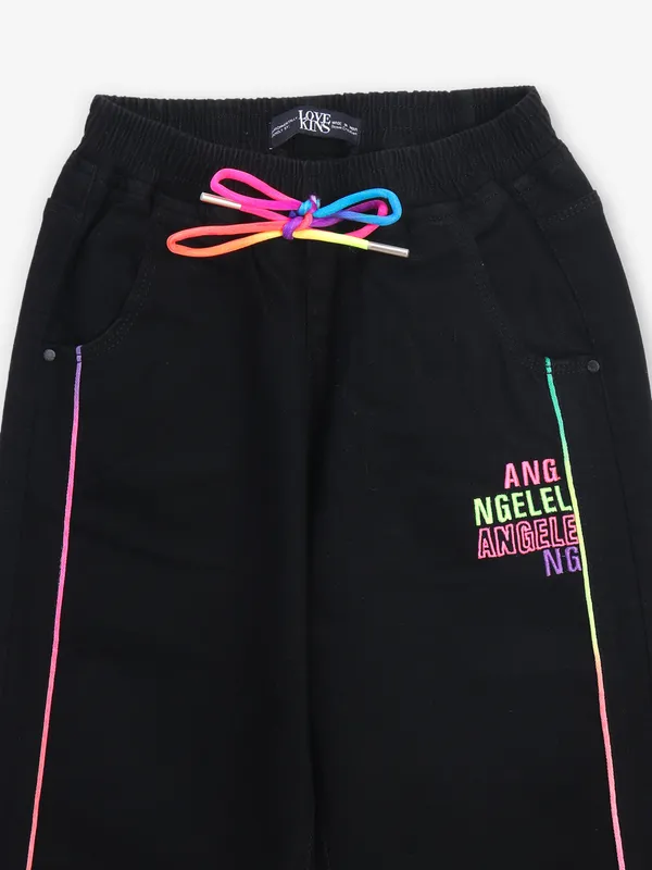 LOVEKINS black cotton jeans