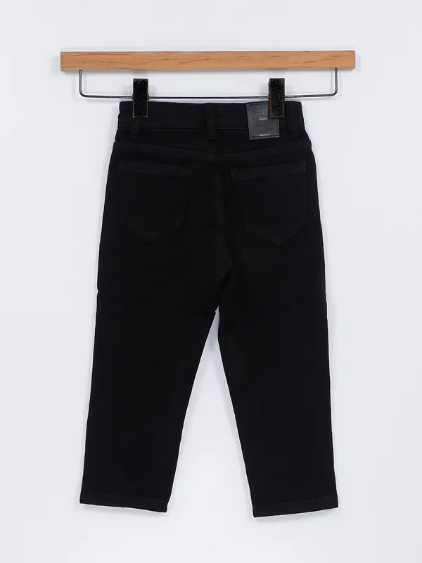 Lovekins black denim capri