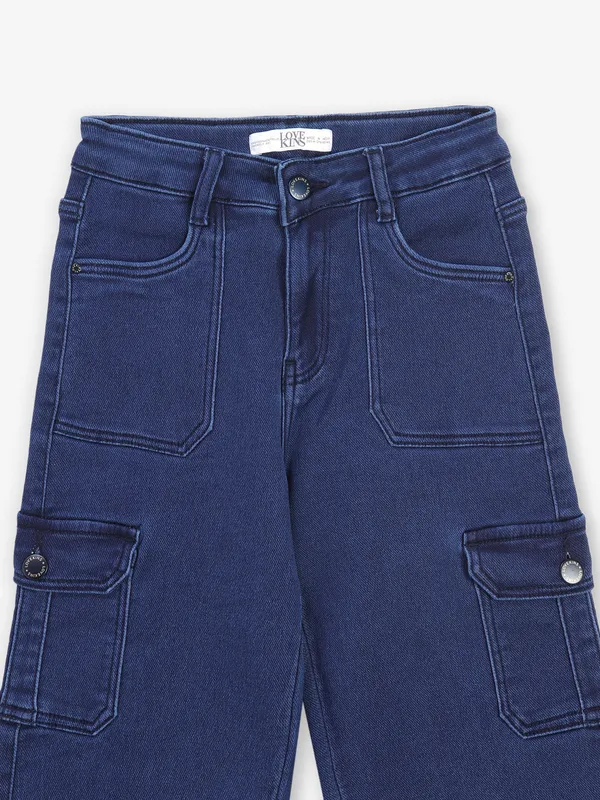 LOVEKINS blue cargo jeans