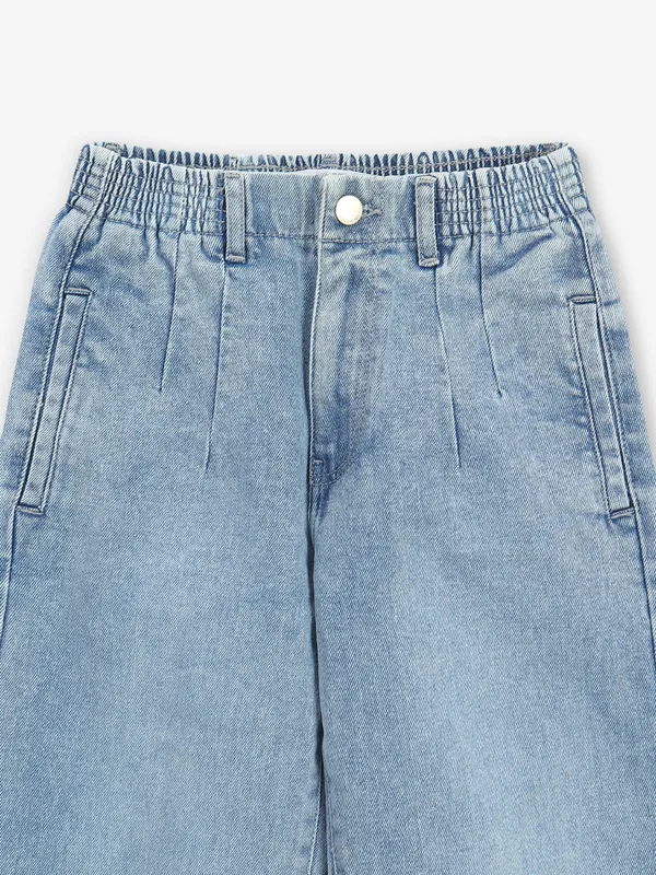 LOVEKINS blue washed straight jeans