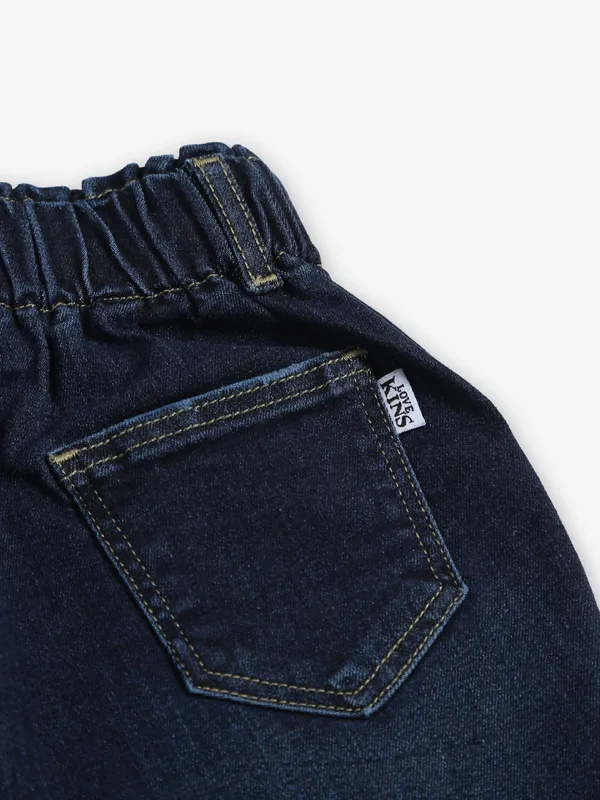 Lovekins dark blue denim washed shorts